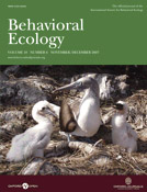Behavioral ecology, journal