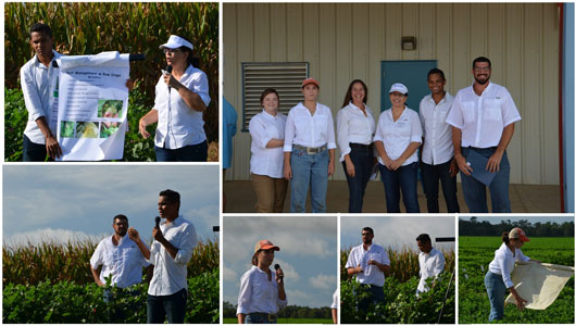On August 10th the entomology team participated in the 2018 Extension Farm Field Day. Dr. Paula-Moraes presented information about pest management in row crops and Bt technology in cotton.