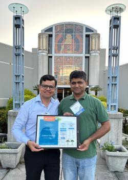 Clebson Tavares and Ruchir Mishra at 2024 UF IFAS Awards Ceremony