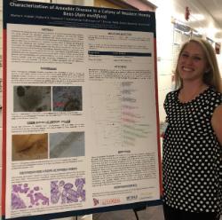 Marley Iredale presenting her poster at the June 2022 Florida Entomological Society meeting