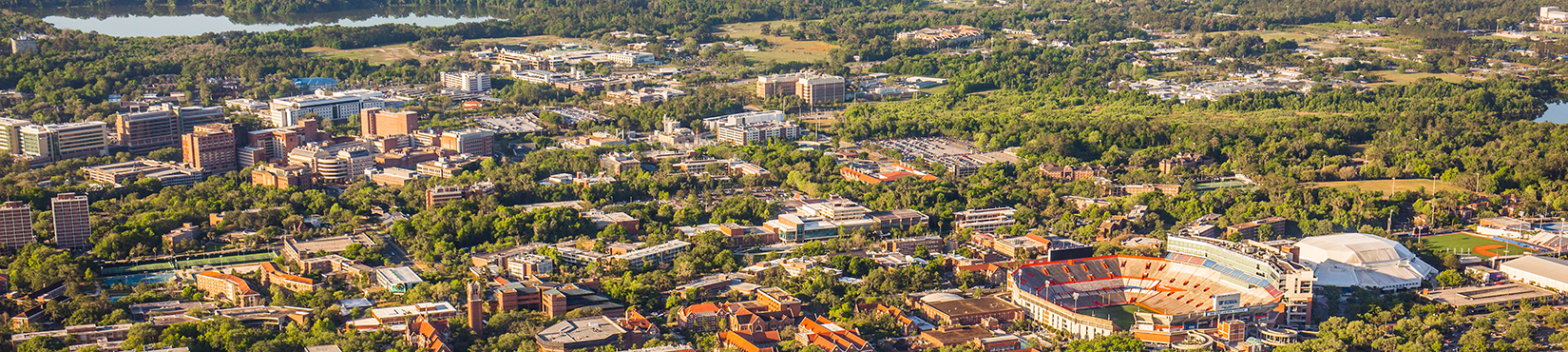 aerial view of campus