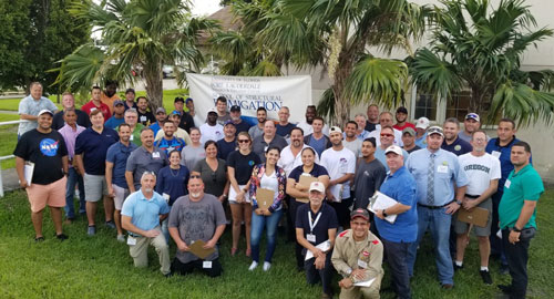 This latest class included 57 students from Florida, South Dakota, New Hampshire, Missouri, Iowa Puerto Rico, The Bahamas, and Mexico. The school yielded a 100% passing rate for students who opted to take the Florida State certification exams in fumigation. 